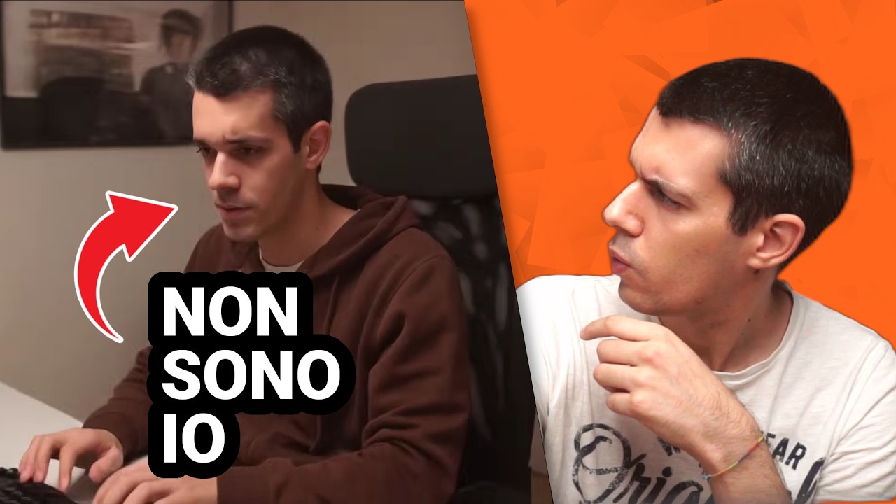 YouTube post by @morrolinux for Udemy. Caption reads: He cloned my face. And I even paid him..