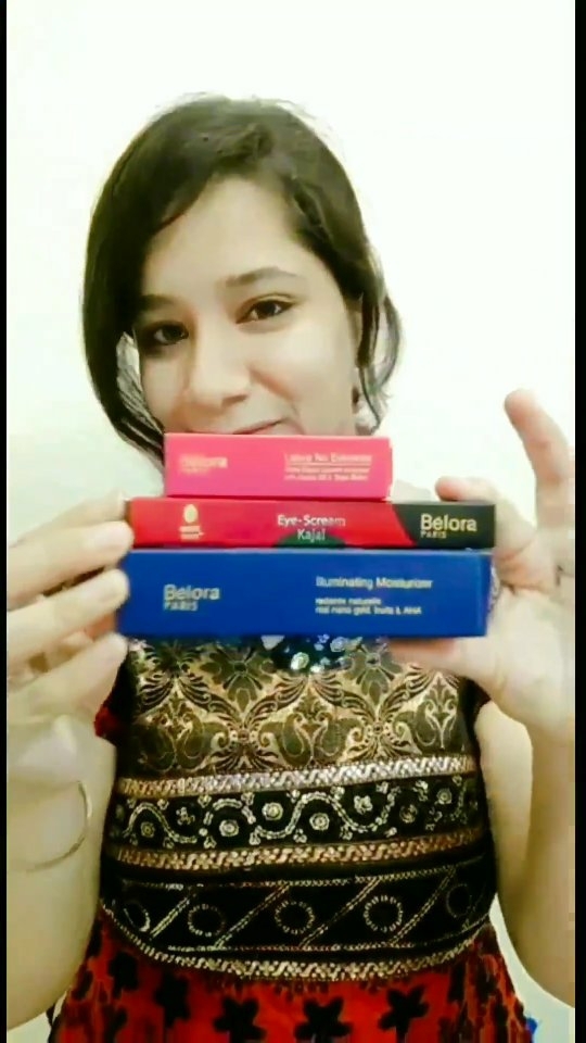 Instagram post by @gurnoor_11331 for Belora. Caption reads: With the Belora cosmetics range, rock this Karwa....