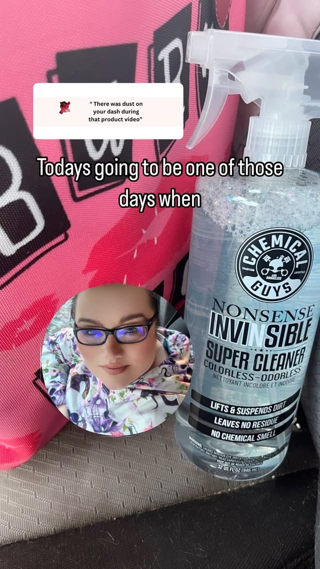 Instagram post by @makeupmasksandmunchies for Chemical Guys. Caption reads: [...] & @runwayreviewer I was gifted:....