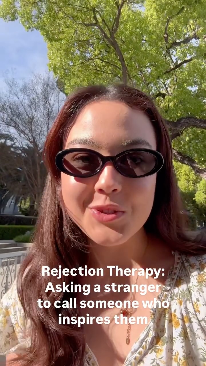 Instagram post by @jess.toshi for Ithaca Hummus. Caption reads: [...] you call? ☎️❤️ #rejectiontherapy....