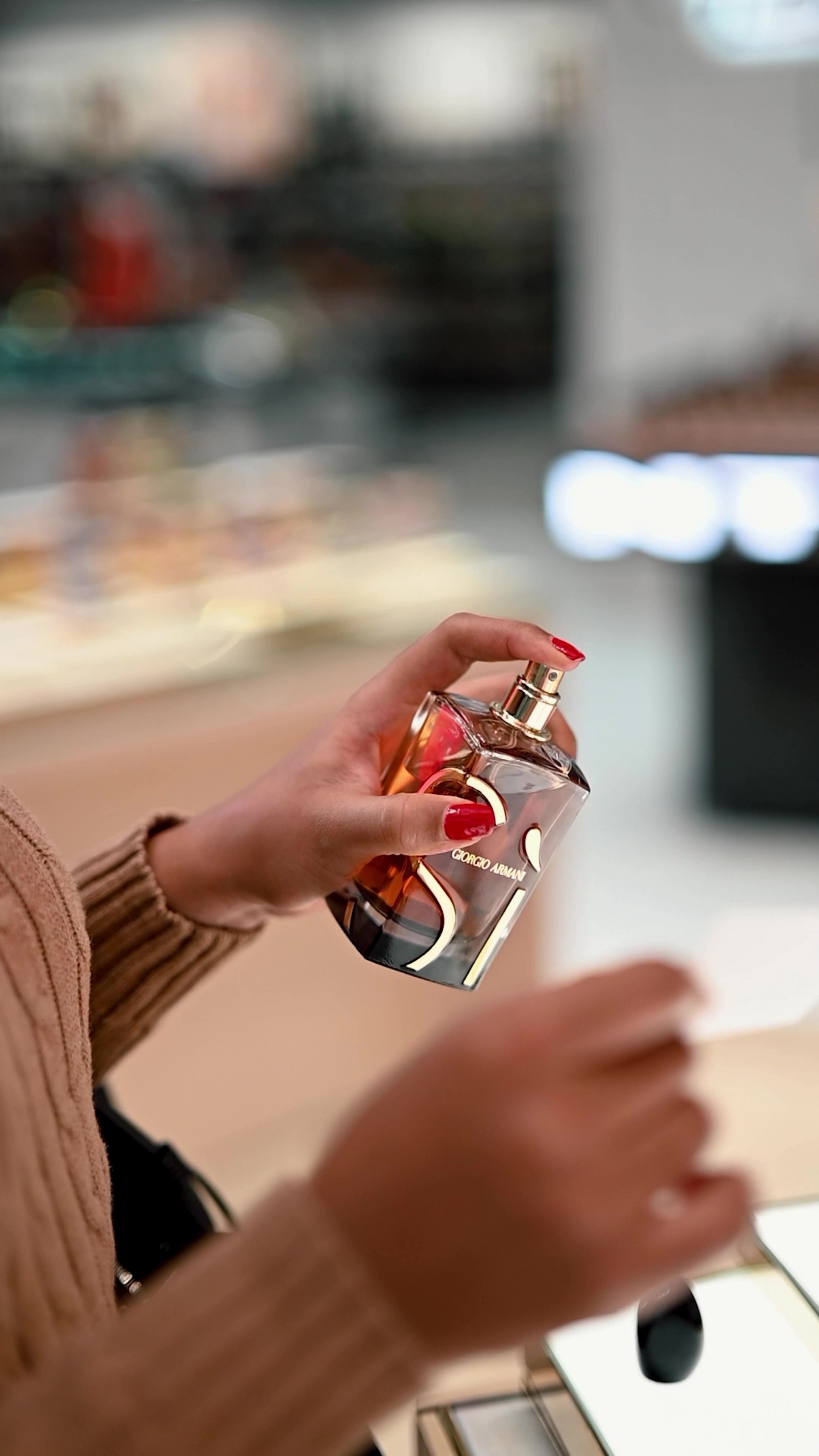 TikTok post by @siyabunny for Edgars. Caption reads: Si Parfum, the newest chypre gourmand leathery....