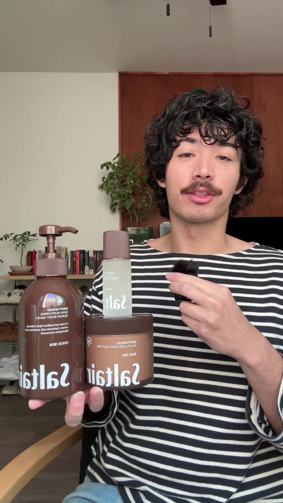 TikTok post by @ipeakedinsecondgrade for Saltair. Caption reads: Care for your body the right way w/ @Saltair Body....