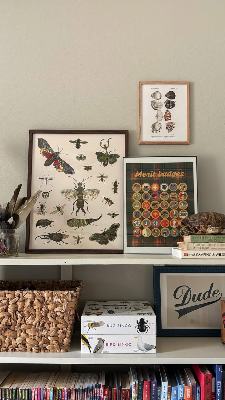 Instagram post by @melissa_amy_simmons for Opposite Wall. Caption reads: Our boys have always shared a bedroom and it’s the....