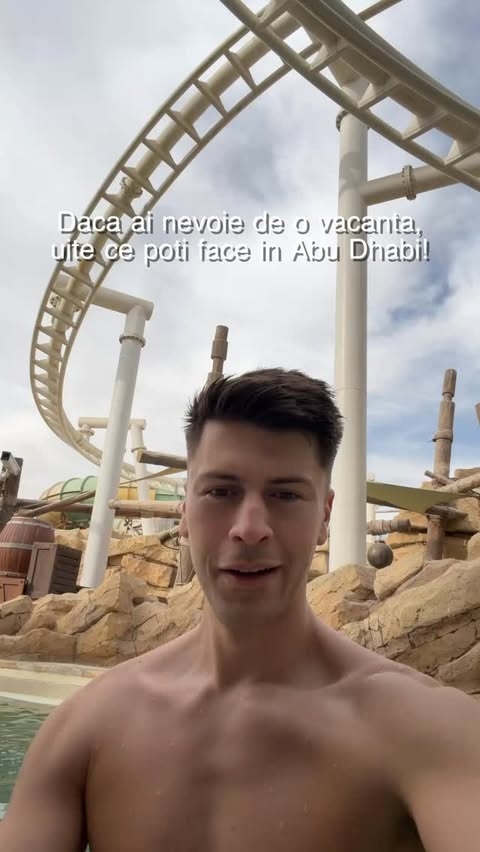 Instagram post by @fabiansoare for Visit Abudhabi. Caption reads: Uite ce poti vedea intr-o vacanta in Abu Dhabi!....