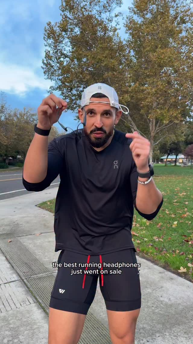 Instagram post by @thebuffnurse for Shokz. Caption reads: The best running headphones! 🎧

The @shokzusa....