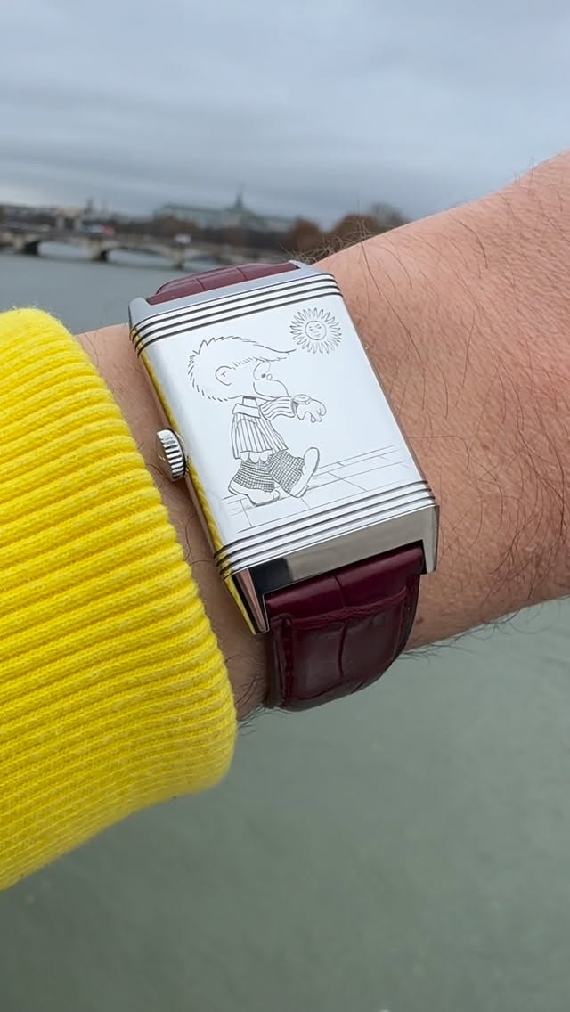 Instagram post by @equationdutemps for Jaeger-LeCoultre. Caption reads: Fun in November thanks to the @jaegerlecoultre....