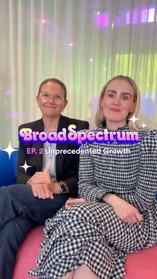 Instagram post by @avamatthews for Ultra Violette. Caption reads: The Broad Spectrum Episode 2 👀 What happens when....