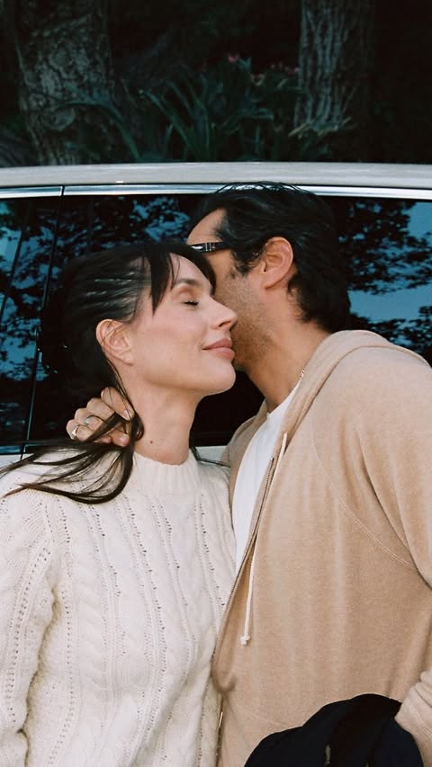 Instagram post by @piabaroncini for Cadillac. Caption reads: A weekend getaway with davide in our @cadillac....