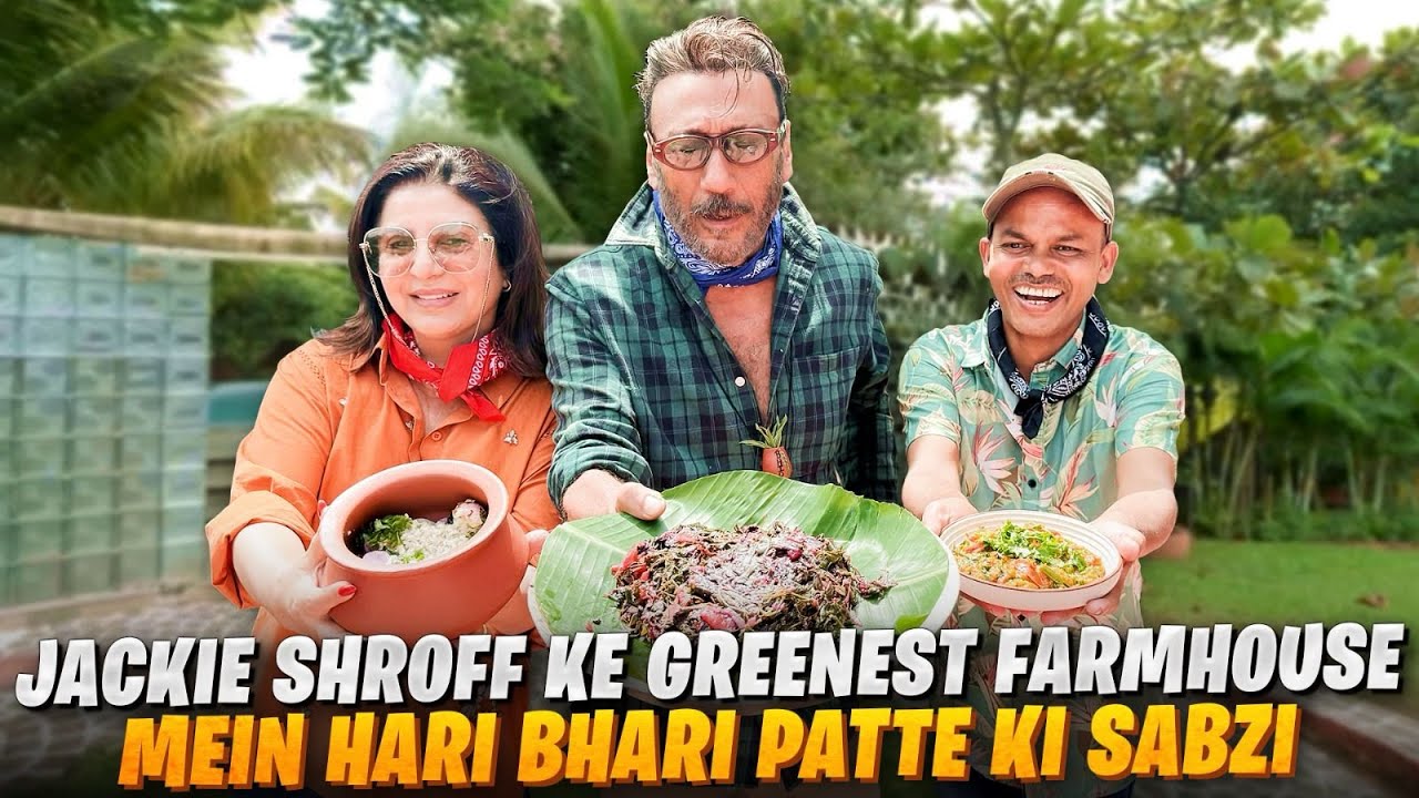 YouTube post by @FarahKhanK for Urban Company. Caption reads: Jackie Dada Ke Open Kitchen Se! Dilip Ki Dhoti &....