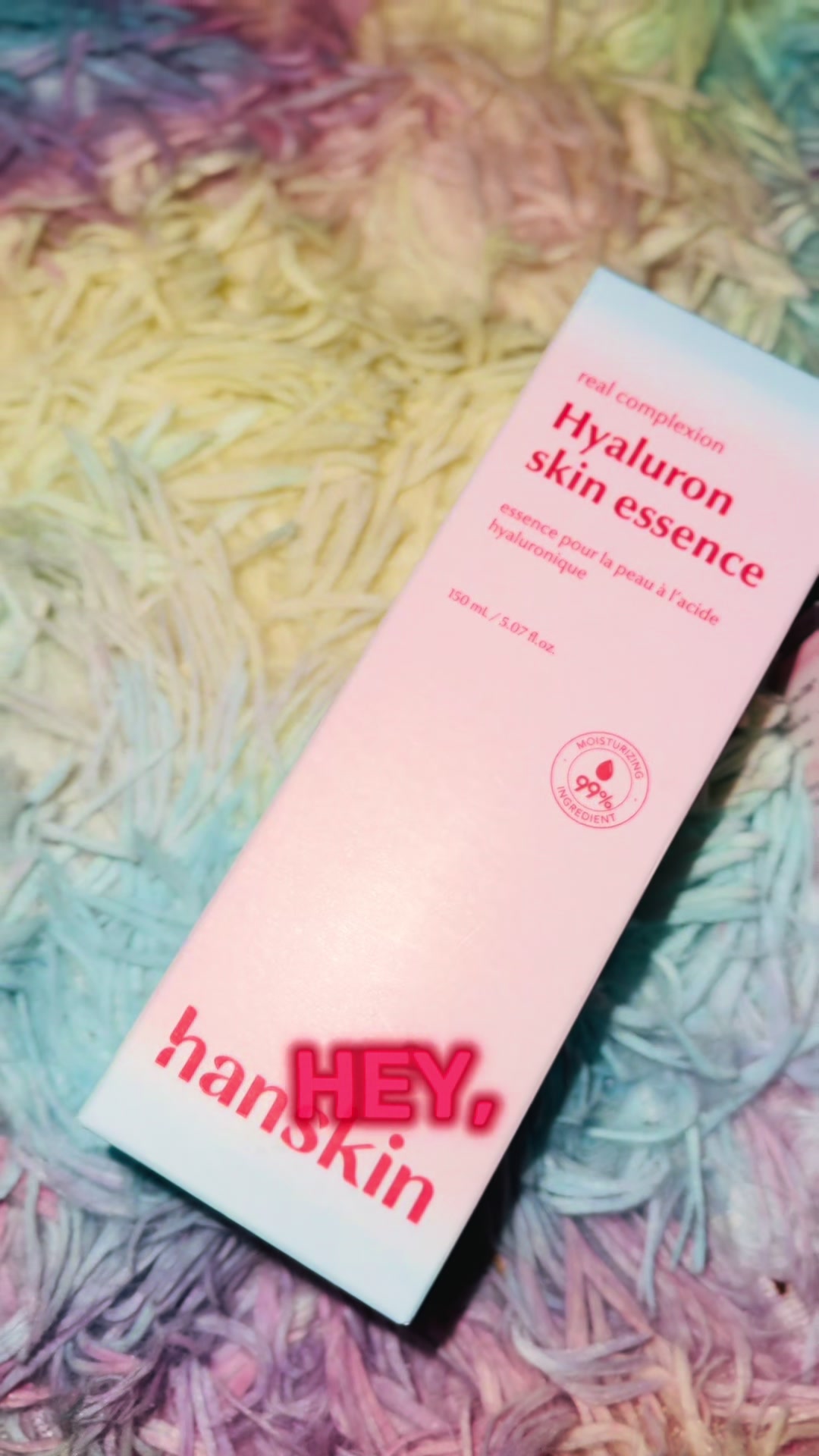 TikTok post by @thespicyericaeffect for Hanskin Skincare. Caption reads: Yasss the DUO you need to leave your skin looking....