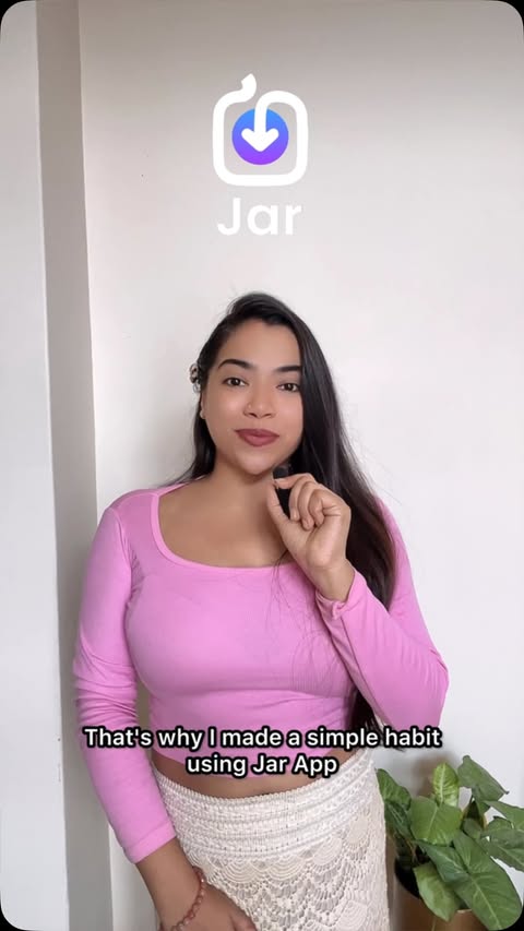 Instagram post by @drtridishapathak for Jar App. Caption reads: [...] Better Security for future Try @jarapphq....