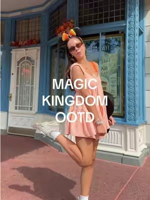 TikTok post by @jordynsleek for POPFLEX. Caption reads: [...] #disneyinspo #fitcheck @POPFLEX Active....