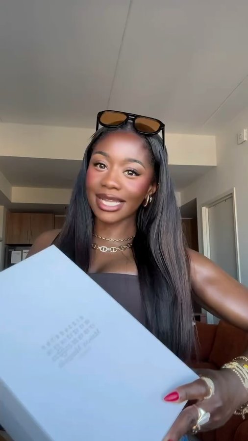 Instagram post by @abakasante for Maison Margiela. Caption reads: Was it worth it ?! 😭😭 idkkkk I think they’re....