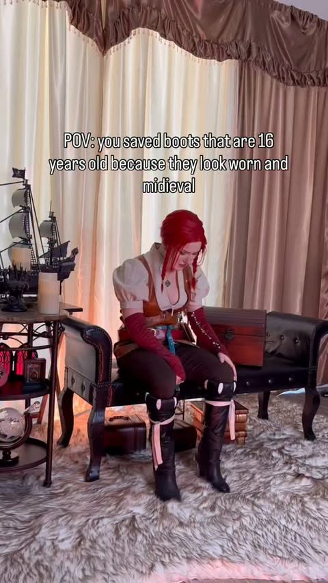 Instagram post by @kaidacosplay for Miccostumes. Caption reads: [...] them 16 years ago 🫣 Costume by:....