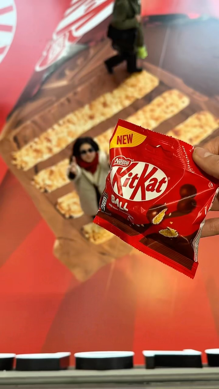 Instagram post by @gozdemnordskog for Brandheroes. Caption reads: Advertisement @kitkatnordic
Norway, are you ready?....