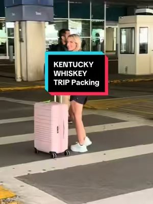 TikTok post by @theaveragedrinker for More Labs. Caption reads: Pack with me for Kentucky whiskey trip! #morelabs....