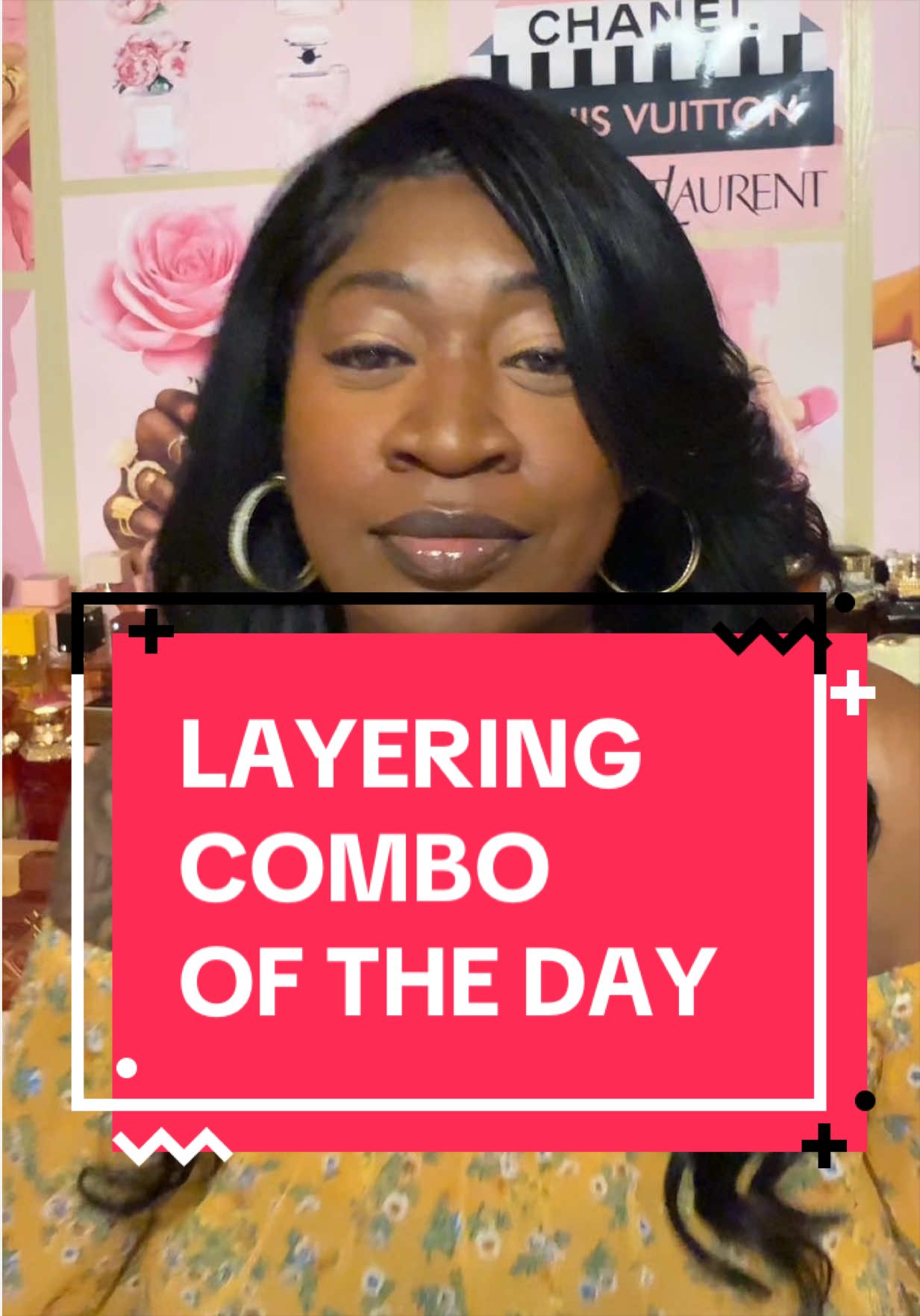 TikTok post by @talyashurron for Goddess of the Sea Beauty Bar. Caption reads: #SOTD Layering combo @LATTAFA USA Yara Elixir,....