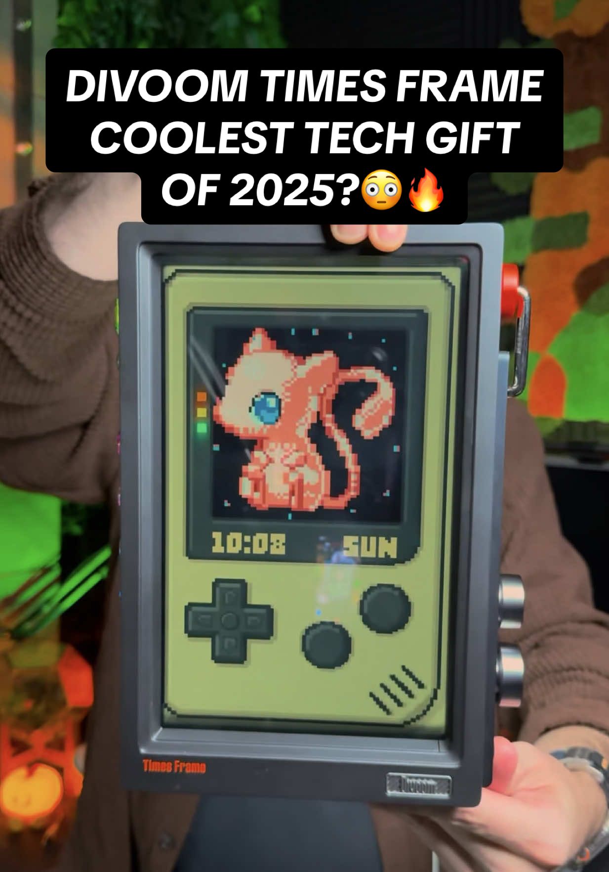 TikTok post by @pikespicks for Divoom. Caption reads: If you’re still struggling to find a gift for that....