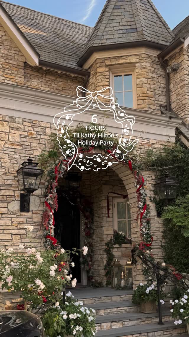 Instagram post by @kathyhilton for Lovesac. Caption reads: My guest list keeps growing, but that’s not a....