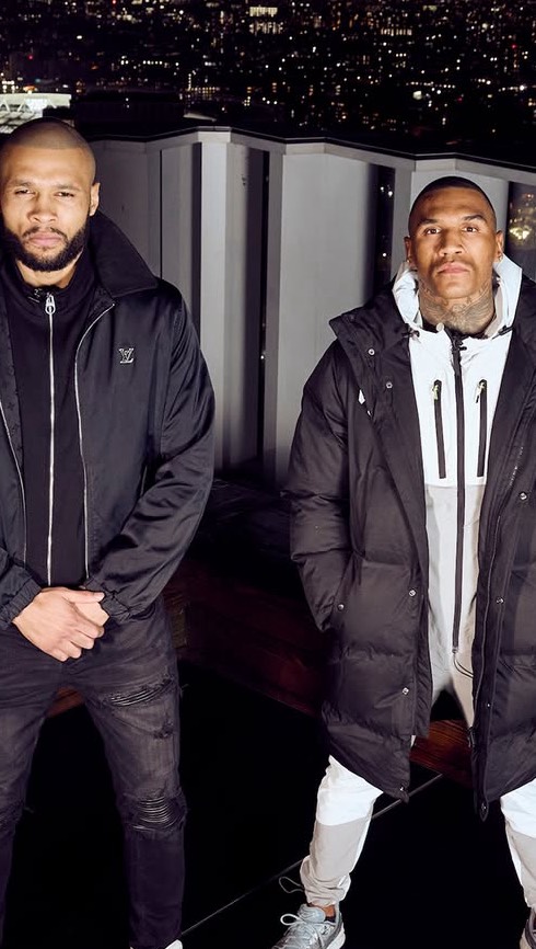 Instagram post by @ade.oladipo for PokerStars. Caption reads: @pokerstars x @daznboxing 

with my guys [...].