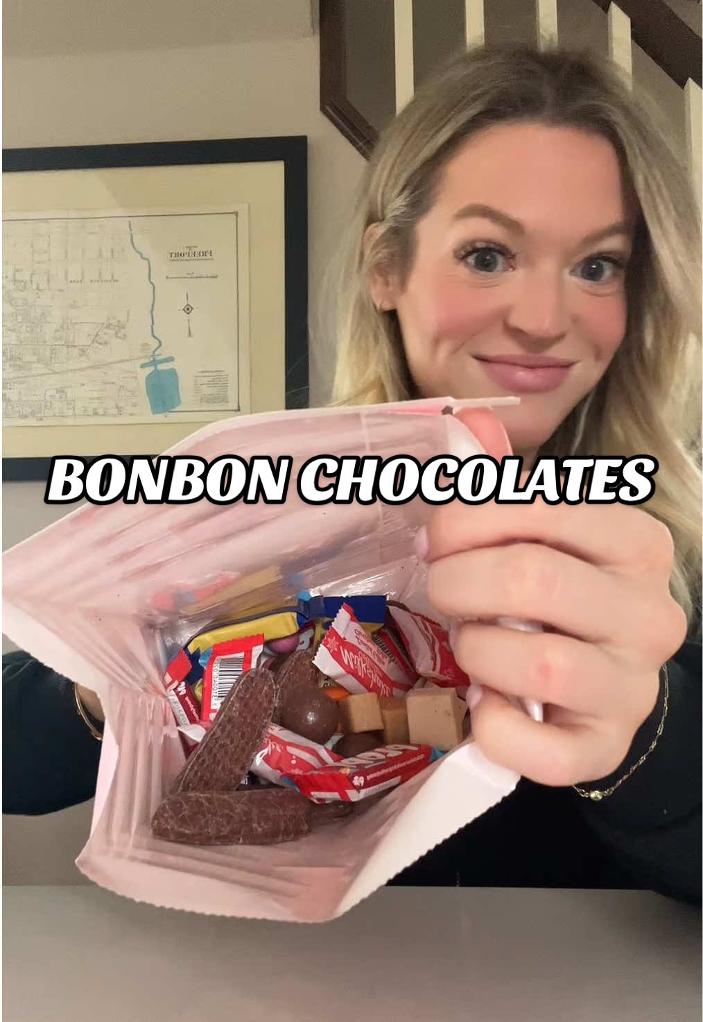TikTok post by @beautyofthefoodie for BonBon NYC. Caption reads: Oh these are lethal @BonBon - A Swedish Candy Co. .