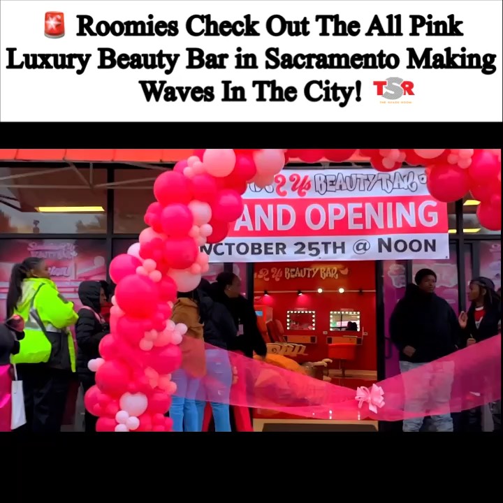 Instagram post by @baddiesrusbeautybar for The Shade Room. Caption reads: #PressPlay #Roomies have you heard about the new....