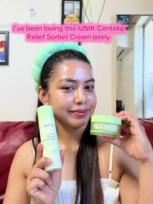 TikTok post by @manishanepal25 for IUNIK. Caption reads: My 2-step summer skin prep with IUNIK starting....