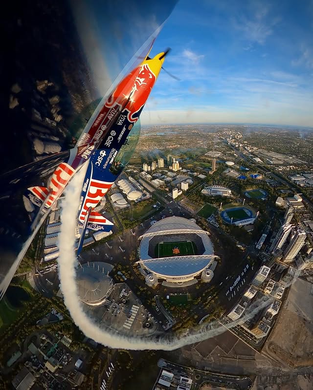Instagram post by @matthallracing for Red Bull. Caption reads: [...] make you look UP in 2026 ✈️ @redbullau....