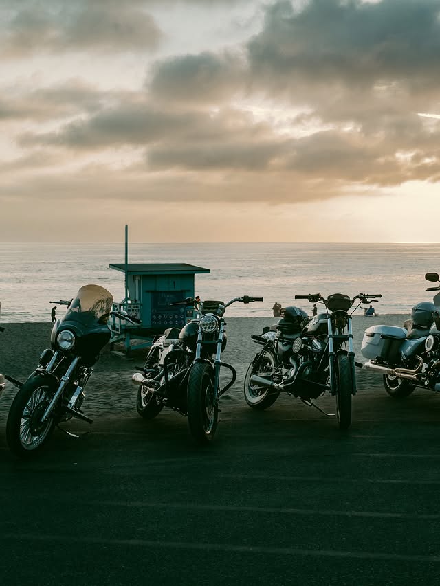 Instagram post by @imridingplaces for Leica Camera. Caption reads: The perfect storm (without the storm) We rolled up....