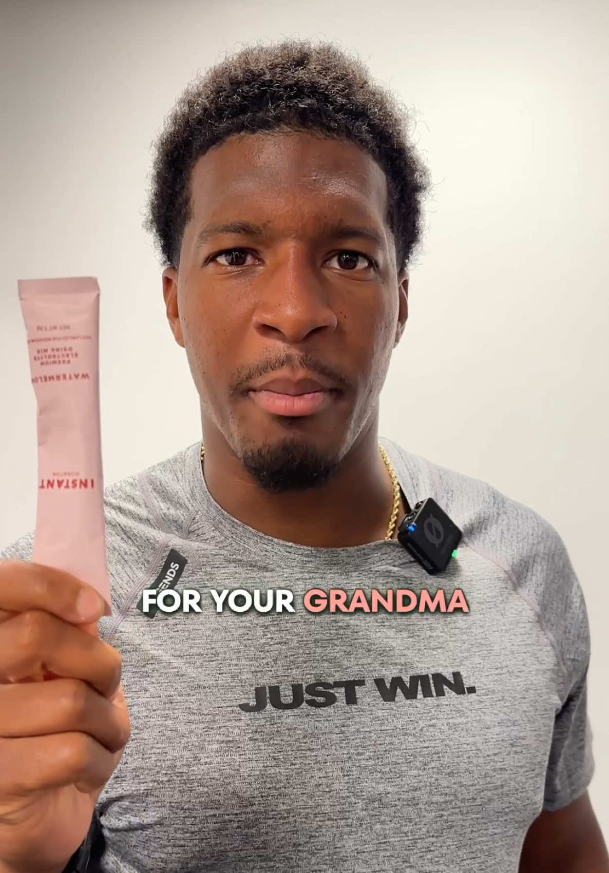TikTok post by @jaboowins for Instant Hydration. Caption reads: @Instant Hydration watermelon flavor is DIFFERENT!....