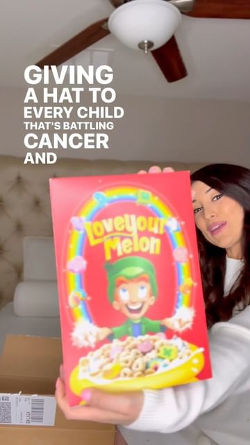 Instagram post by @jajadishes for Love Your Melon. Caption reads: [...] FUN to my day with Lucky Charms x....