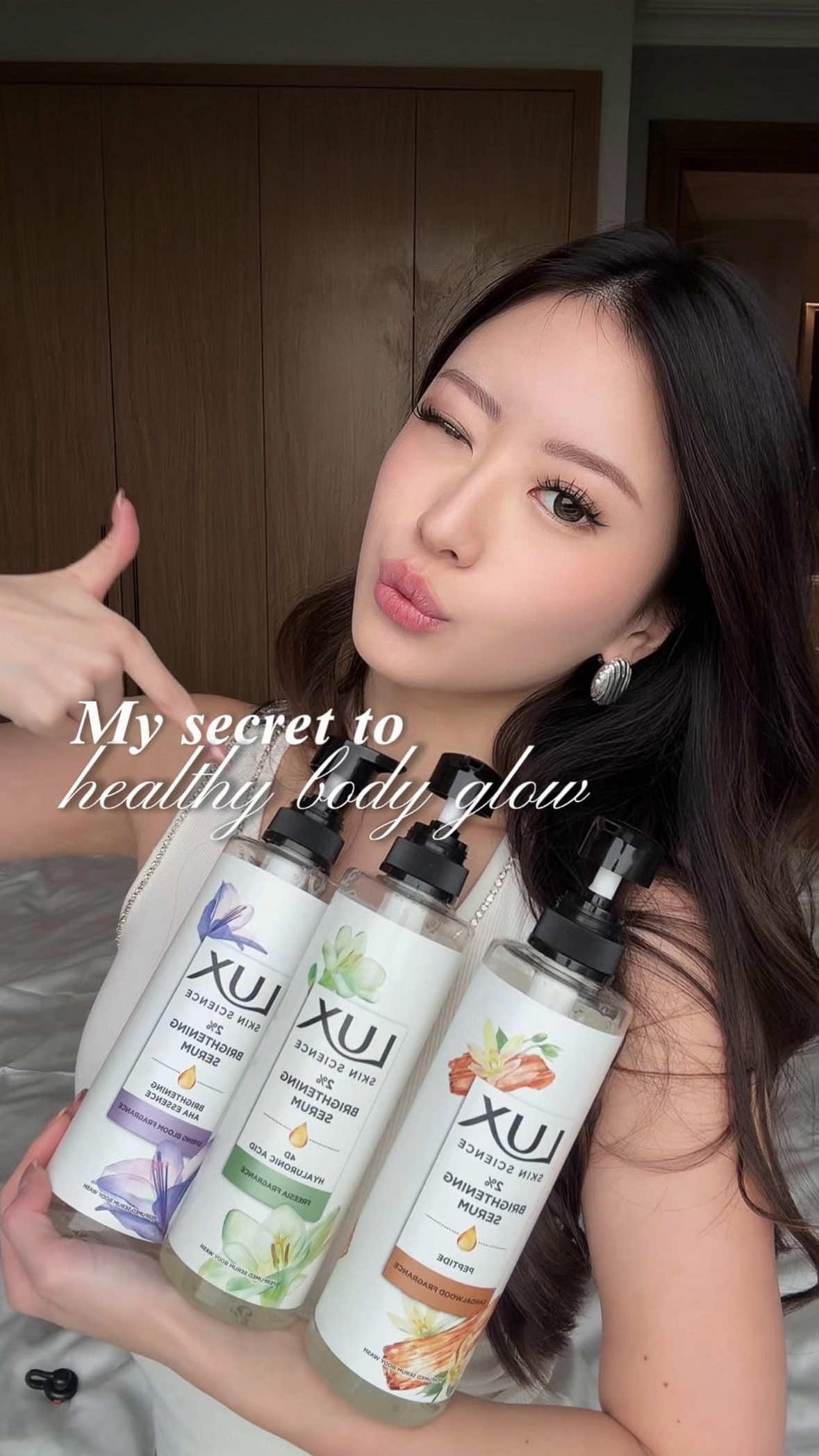 TikTok post by @valeriepola for Unilever. Caption reads: [...] Check out the special promo at @Daily Care....