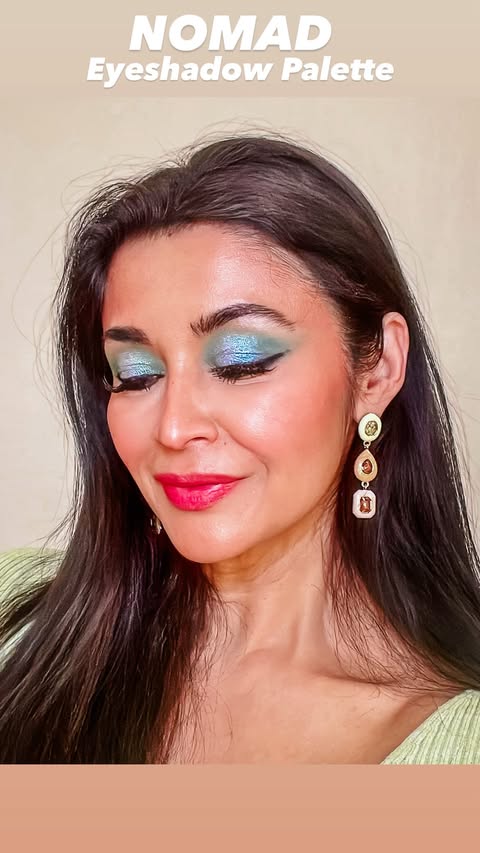 Instagram post by @sunitabdass for Nomad Cosmetics. Caption reads: // 𝗡𝗢𝗠𝗔𝗗 // 🌲....