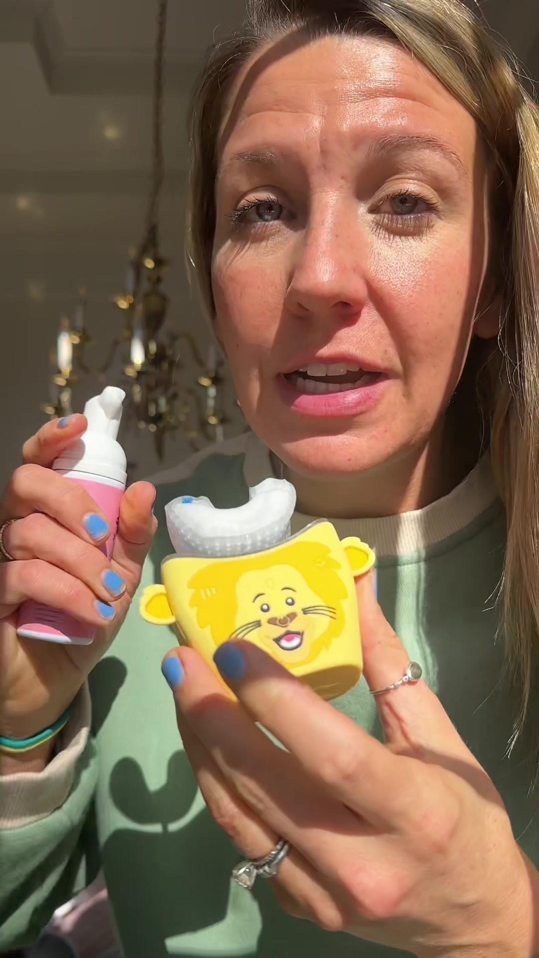 TikTok post by @howgrowsit for Autobrush. Caption reads: [...] #flouridefree #remineralizeyourteeth....