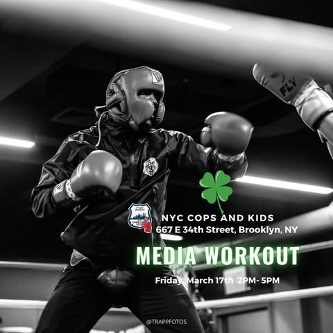 Instagram post by @officialprimetime718 for HOT 97. Caption reads: 🚨Media Workout 🥊 Friday, March 17th ☘️ at....