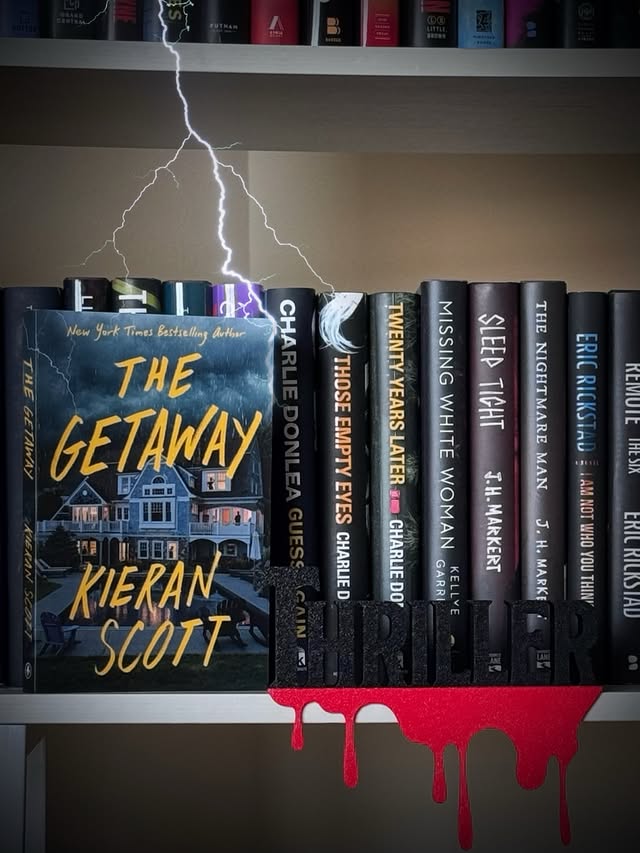 Instagram post by @abookishcookie for Amazon Publishing. Caption reads: [...] Thomas & Mercer @amazonpublishing 𝙿𝚞𝚋....