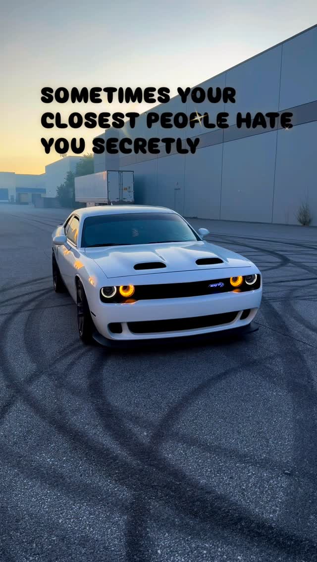 Instagram post by @surreylinks for Dodge. Caption reads: Facts 💯 

#bloodlustcat 
#🩸 
#hellcatforlife....