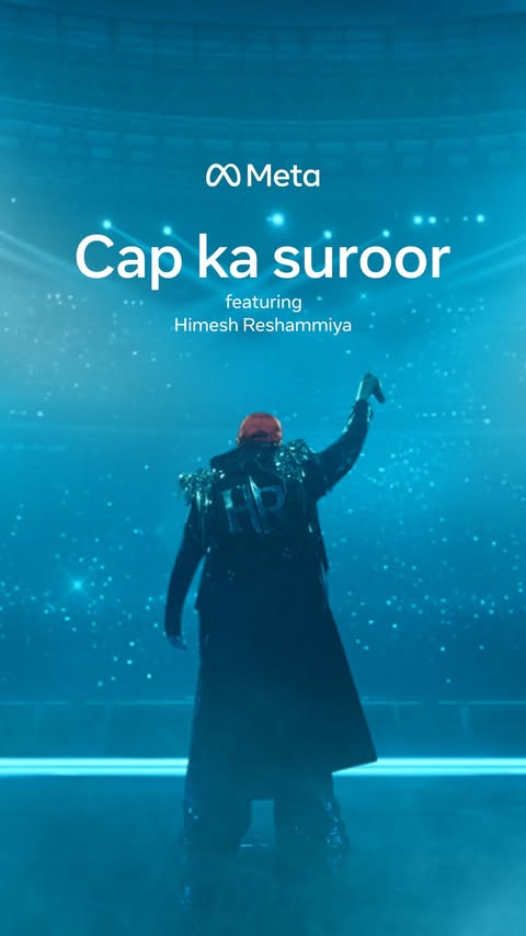 Instagram post by @realhimesh for Meta. Caption reads: Hi Vivaan, mere sar pe chaaya hai cap ka suroor.....
