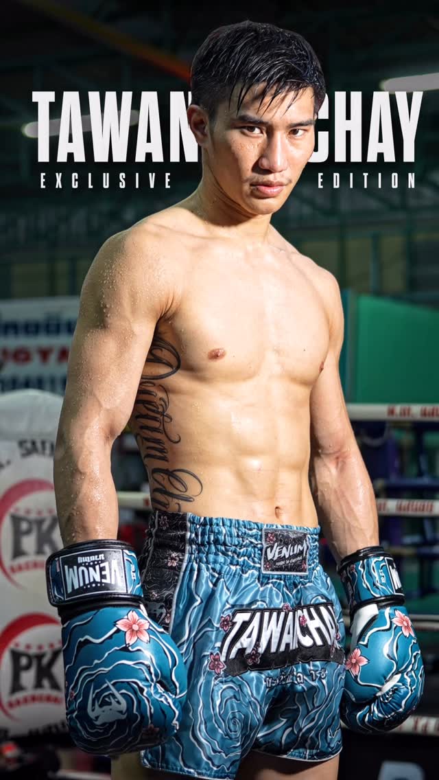 Instagram post by @sam_noritakam for Venum. Caption reads: 🐍 Latest video for @tawanchay_pk 🌊 . ⚡️Exclusive....