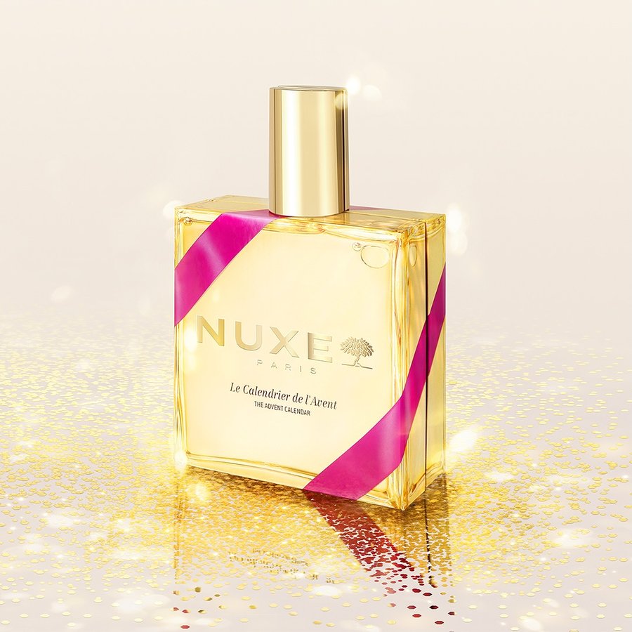 Instagram post by @beautysouthafrica for NUXE. Caption reads: [...] to your celebrations with NUXE, and enjoy....