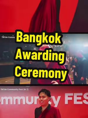 TikTok post by @jm.gadgetgenics_ for TikTok LIVE Creator. Caption reads: Red Carpet & Awards Night in Bangkok, Thailand....