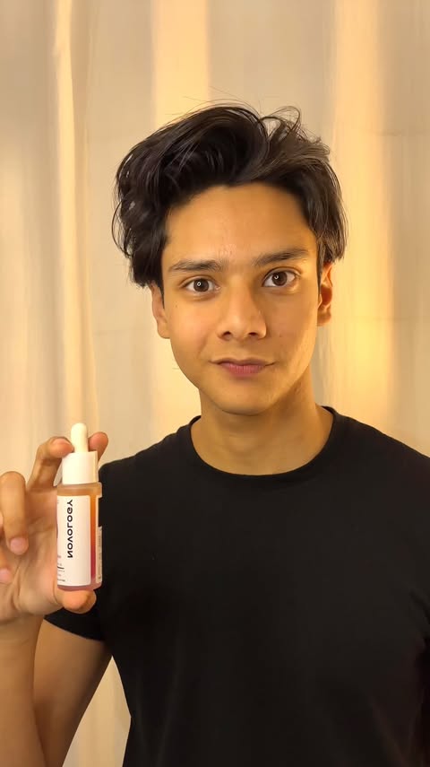Instagram post by @bykartikay for Novology. Caption reads: [...] happy skin is the goal! 💙 #ad #Novology....