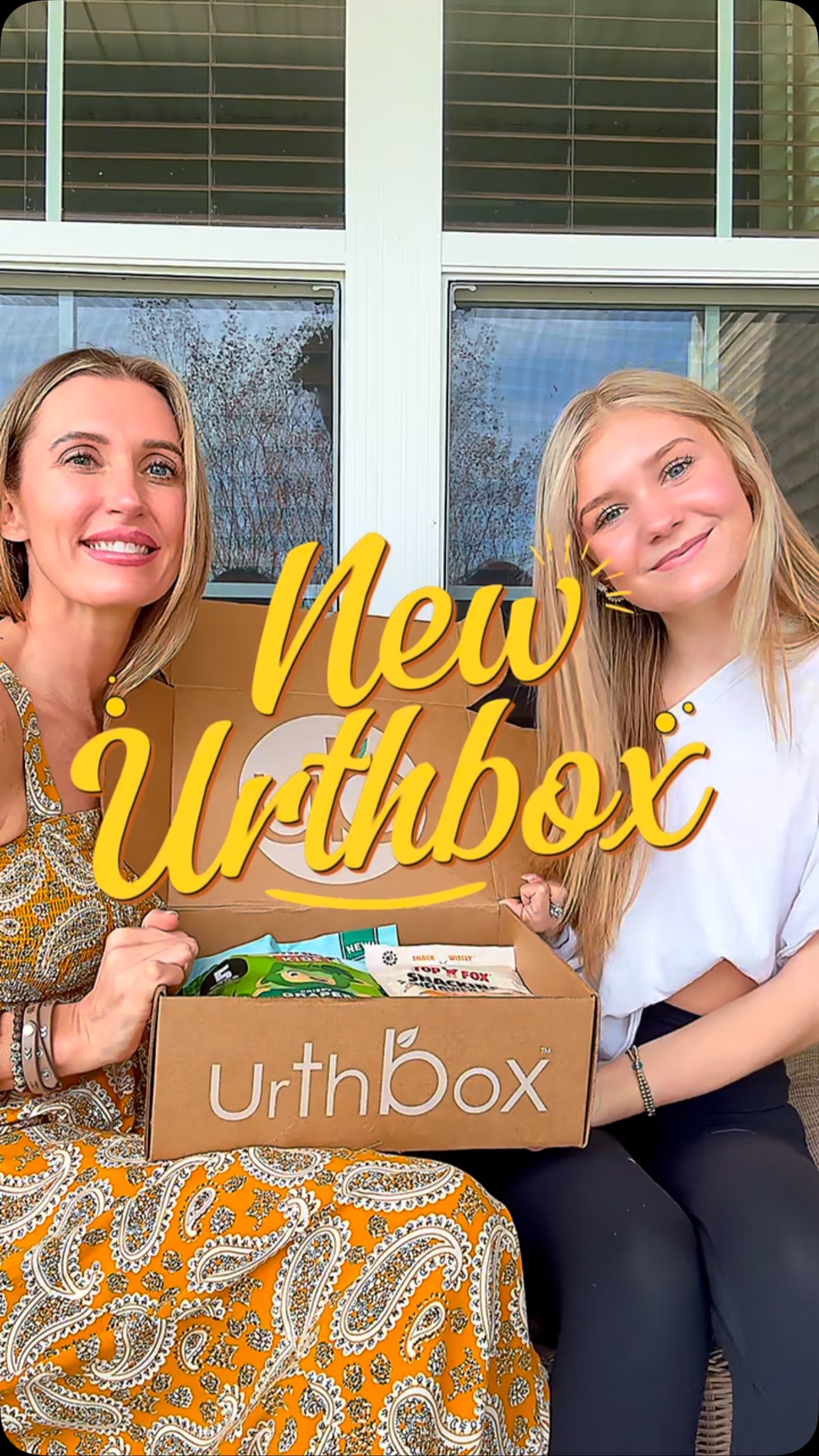 Instagram post by @cammie804 for Urthbox. Caption reads: If you’re a fan of healthy snacks and the....