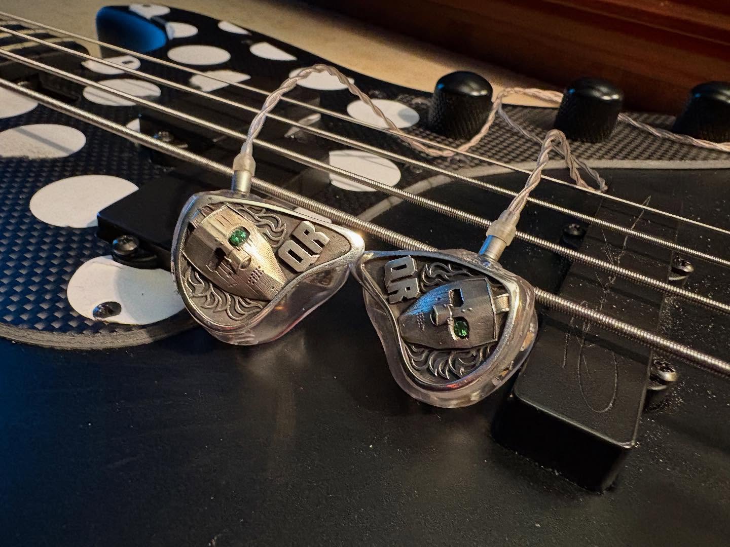 Instagram post by @sarzo.rudy for Ultimate Ears. Caption reads: Tonight in Wendover, Nevada Headbanging into 2025....
