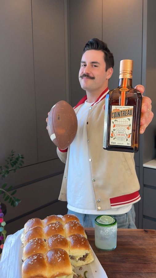 Instagram post by @chefreillymeehan for Cointreau. Caption reads: My pals @cointreau_us said that we should all be....