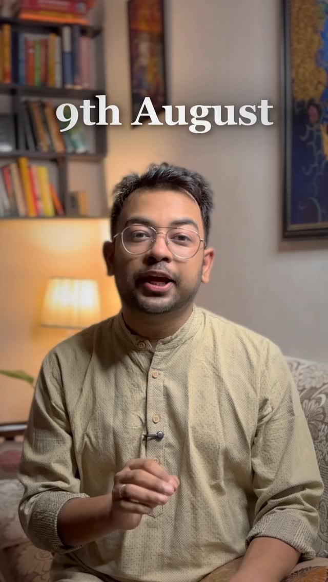 Instagram post by @ekyogidev for Sri Mandir. Caption reads: 9th August — a rare divine union.
The sacred end....