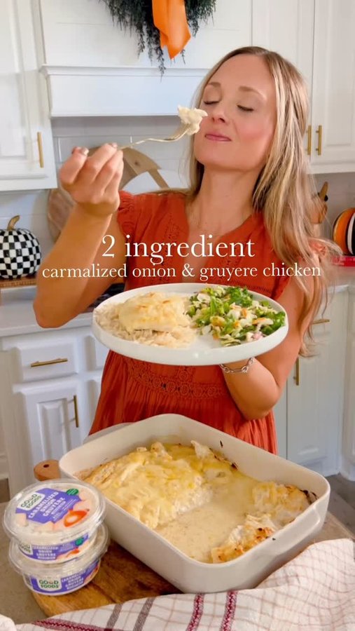 Instagram post by @lifebyleanna for Good Foods. Caption reads: Weeknight dinner hack coming in hot 🔥
Just take....