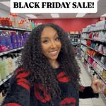Instagram post by @mzbiancarenee for Sally Beauty. Caption reads: Black Friday deals have begun at @sallybeauty....