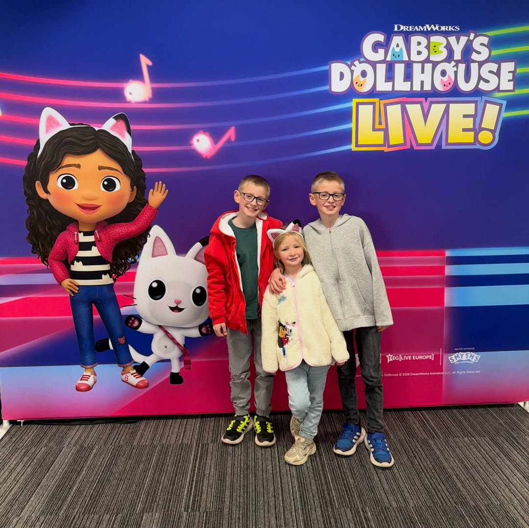 Instagram post by @craigfamilyblog for Gabby's Dollhouse. Caption reads: [...] be sure to check it out! AD Invited....