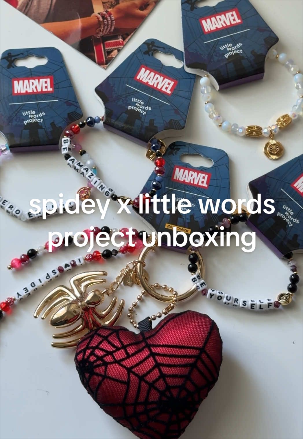 TikTok post by @traciemegumi for Little Words Project. Caption reads: Thank you @Little Words Project for gifting me....